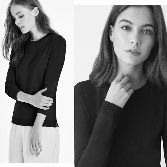 525 AMERICA Moss Green Crewneck Sweater-M - Picture 1 of 7